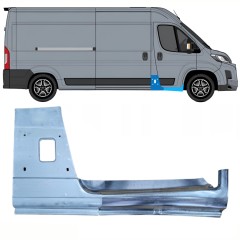 Panel de reparación pilar + Panel de reparación del umbral para Toyota Proace Max 2024- / Derecho 16732