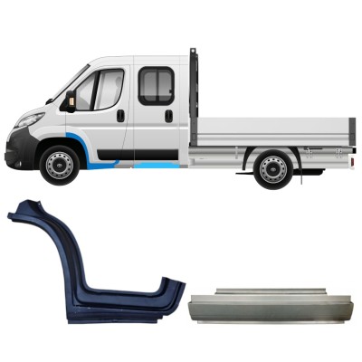 Panel de reparación conjunto para Toyota Proace Max 2024- / Izquierda 16685