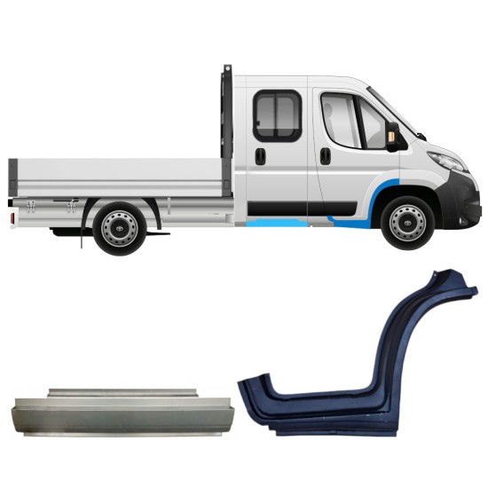 Panel de reparación conjunto para Toyota Proace Max 2024- / Derecho 16684