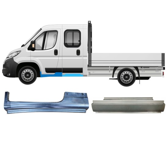 Panel de reparación conjunto para Toyota Proace Max 2024- / Izquierda 16683