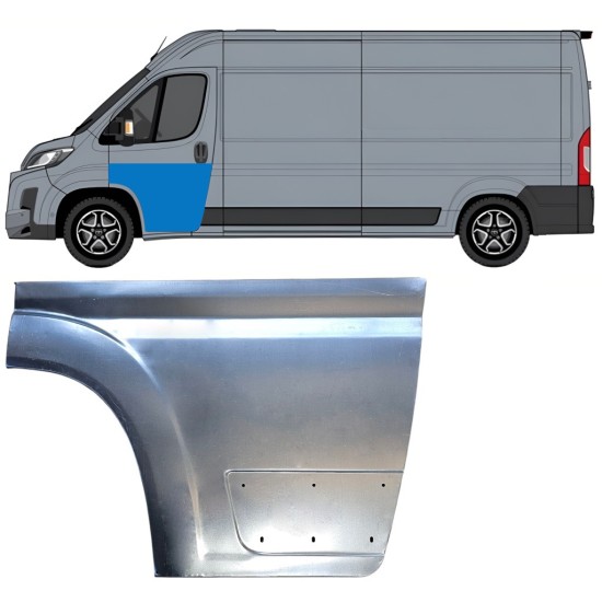 Panel de reparación puerta delantera para Toyota Proace Max 2024- / Izquierda 16716
