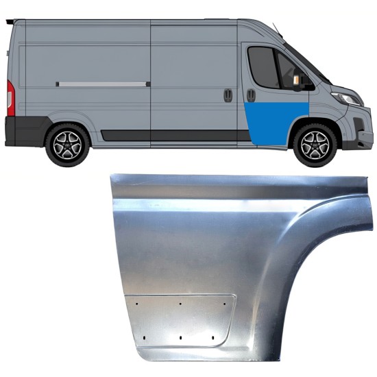 Panel de reparación puerta delantera para Toyota Proace Max 2024- / Derecho 16715