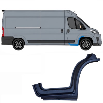 Panel de reparación del umbral puerta delantera para Toyota Proace Max 2024- / Derecho 16671