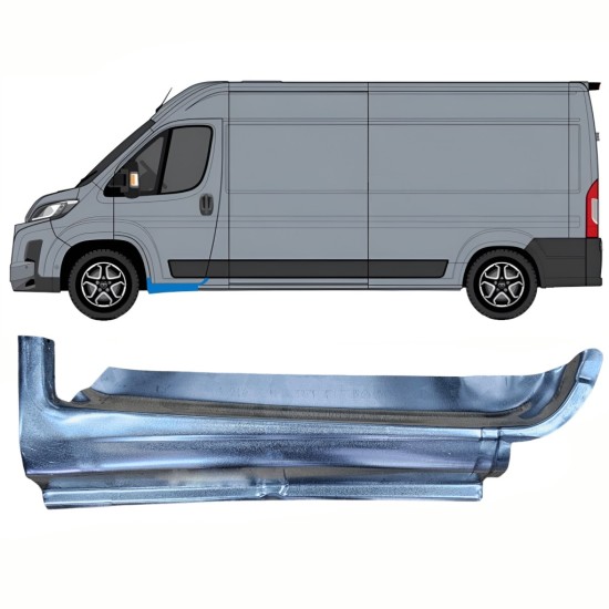 Panel de reparación del umbral puerta delantera para Toyota Proace Max 2024- / Izquierda 16630