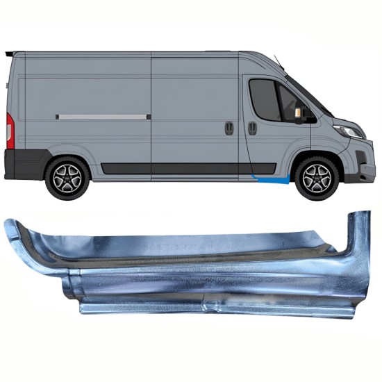 Panel de reparación del umbral puerta delantera para Toyota Proace Max 2024- / Derecho 16629