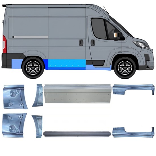 Panel de reparación conjunto para Toyota Proace Max 2024- / Izquierda+Derecha 16752