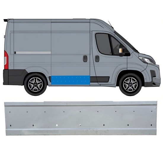 Panel de reparación puerta corredera para Toyota Proace Max 2024- / Derecho 16702