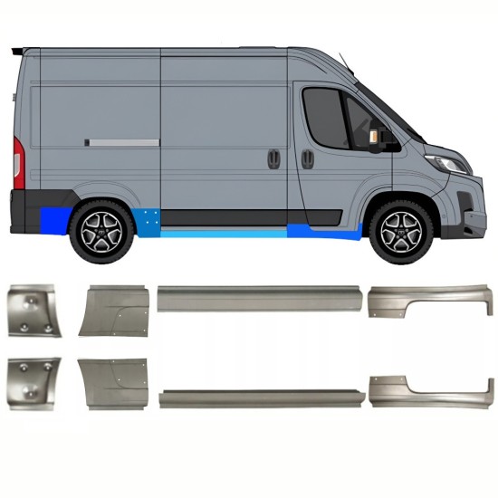 Panel de reparación conjunto para Toyota Proace Max 2024- / Izquierda+Derecha 16696