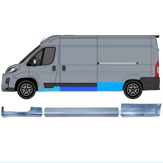 Panel de reparación conjunto para Toyota Proace Max 2024- / Izquierda 16754
