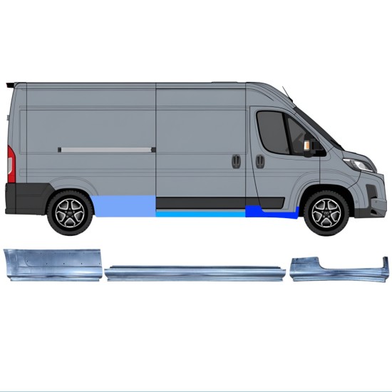 Panel de reparación conjunto para Toyota Proace Max 2024- / Derecho 16757