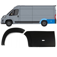Moldura del arco de rueda trasero conjunto para Toyota Proace Max 2024- / Izquierda 15892