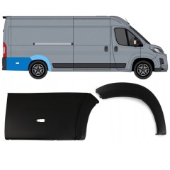 Moldura del arco de rueda trasero conjunto para Toyota Proace Max 2024- / Derecho 15891