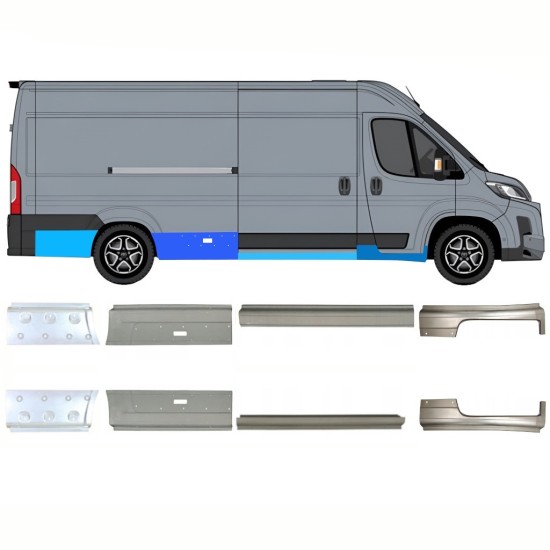 Panel de reparación conjunto para Toyota Proace Max 2024- / Izquierda+Derecha 16707