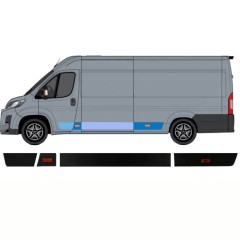 Conjunto de molduras para Toyota Proace Max 2024- / Izquierda 15886