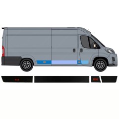 Conjunto de molduras para Toyota Proace Max 2024- / Derecho / 15894