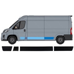 Conjunto de molduras para Toyota Proace Max 2024- / Izquierda / 15887