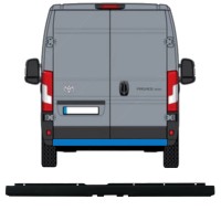 Parachoques trasero con orificio para enganche de remolque para Toyota Proace Max 2024- 16168