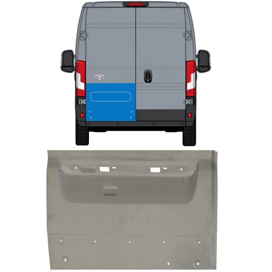 Panel de reparación puerta trasera para Toyota Proace Max 2024- / Izquierda 16724