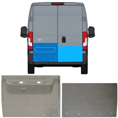 Panel de reparación puerta trasera para Toyota Proace Max 2024- / Izquierda+Derecha 16726