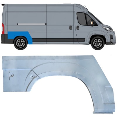 Panel de reparación guardabarros trasero para Toyota Proace Max 2024- / Derecho 16953