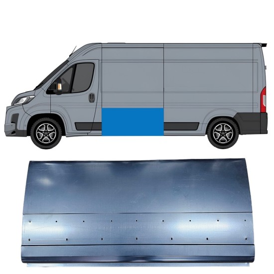Panel de reparación lateral alta para Toyota Proace Max 2024- / Izquierda = Derecha (simétrico) 16717
