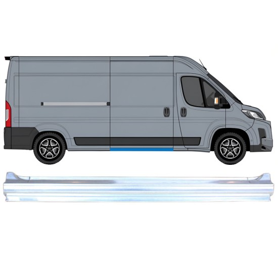 Umbral completo puerta corredera para Toyota Proace Max 2024- / Derecho 16697