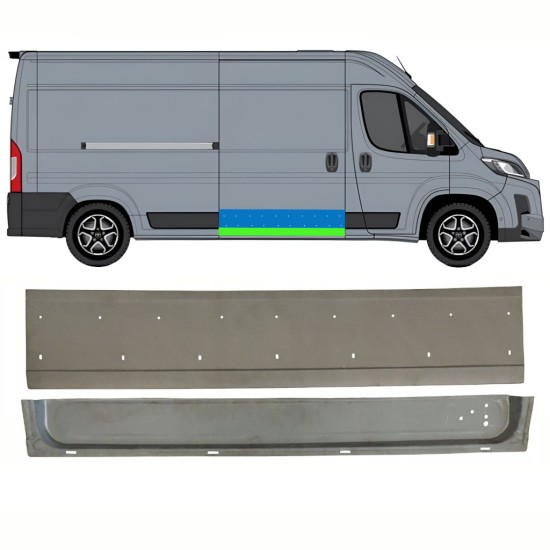 Panel de reparación puerta corredera para Toyota Proace Max 2024- / Derecho 16704