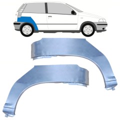 Panel de reparación guardabarros trasero para Fiat Punto I 1993-1999 / Izquierda+Derecha / Conjunto 9684