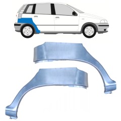 Panel de reparación guardabarros trasero para Fiat Punto I 1993-1999 / Izquierda+Derecha / Conjunto 9687