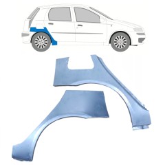 Panel de reparación guardabarros trasero para Fiat Punto II 1999-2010 / Izquierda+Derecha / Conjunto 9683