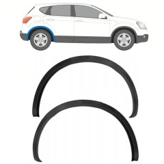 Moldura lateral guardabarros trasero para Nissan Qashqai 2007-2013 / Izquierda+Derecha / Conjunto 12687