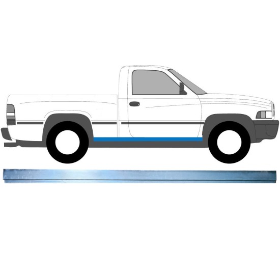 Panel de reparación del umbral interno para Dodge RAM 1993-2002 / Izquierda = Derecha (simétrico) 16128