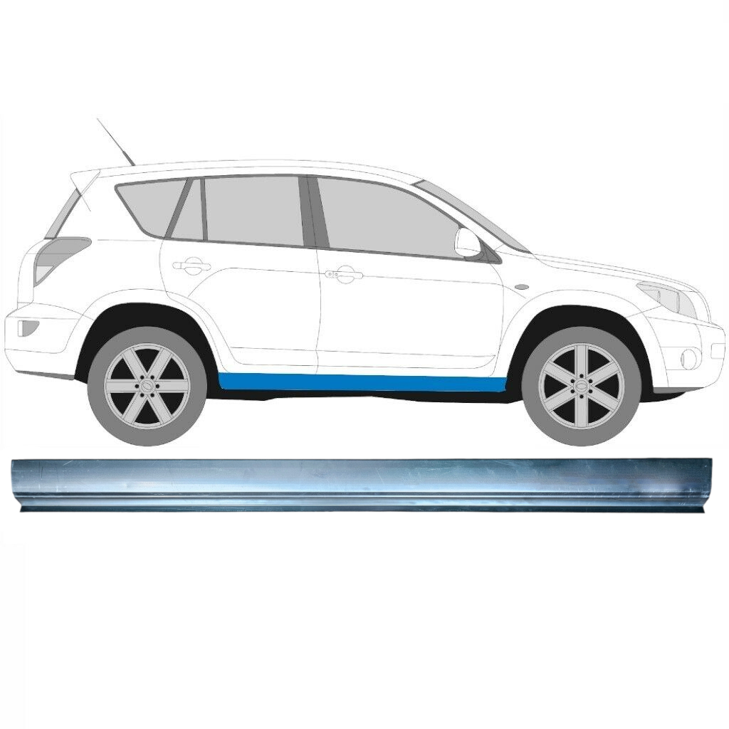 Panel De Reparación Del Umbral Para Toyota Rav4 2006-2013 / Izquierda = Derecha (Simétrico) 9361