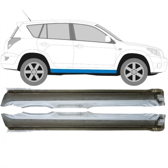 Umbral completo para Toyota Rav4 2006-2013 / Izquierda+Derecha / Conjunto 14752