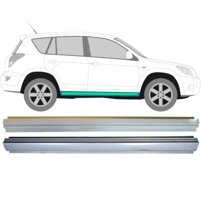 Panel de reparación del umbral interior y exterior para Toyota Rav4 2006-2013 / Izquierda = Derecha (simétrico) / Conjunto 14904