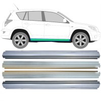 Panel de reparación del umbral interior y exterior para Toyota Rav4 2006-2013 / Izquierda+Derecha / Conjunto 14910