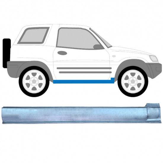 TOYOTA RAV4 1994-2000  PANEL DE REPARACIÓN DEL UMBRAL / DERECHA