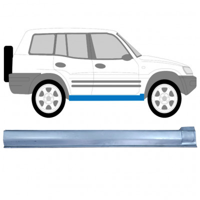 Panel de reparación del umbral para Toyota RAV4 1994-2000 / Derecho 7281