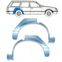 Panel de reparación guardabarros trasero para Opel Rekord E 1977-1986 / Izquierda+Derecha / COMBI / Conjunto 10788