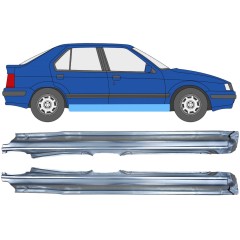 Umbral completo para Renault 19 1988-1995 / Izquierda+Derecha / Conjunto 11878