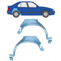 Panel de reparación guardabarros trasero para Renault 19 1988-1995 / Izquierda+Derecha / Conjunto 9996