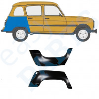 Panel de reparación guardabarros trasero para Renault 4 1962-1993 / Izquierda+Derecha / Conjunto 9708