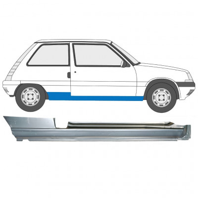 Panel de reparación del umbral para Renault 5 1984-1996 / Derecho 7383