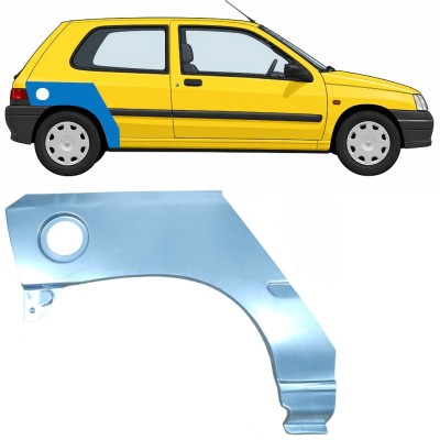 Panel de reparación guardabarros trasero para Renault Clio I 1990-1998 / Derecho 7680