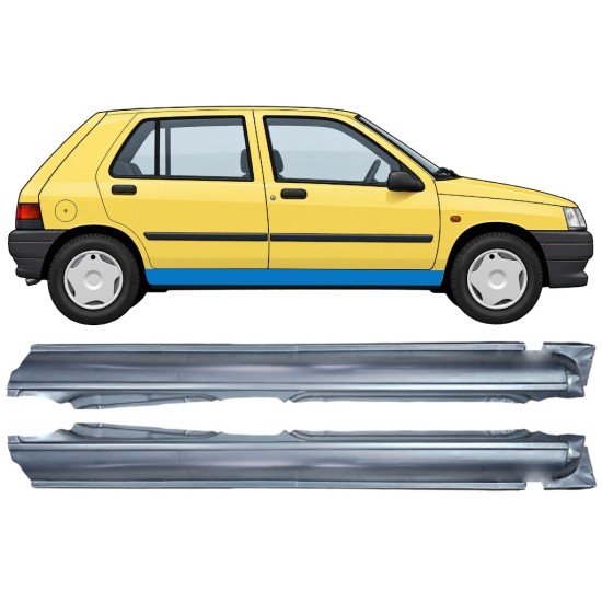 Umbral completo para Renault Clio I 1990-1998 / Izquierda+Derecha / Conjunto 11014