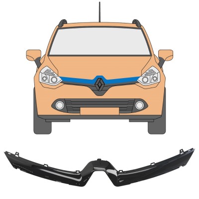 Moldura de la parrilla para Renault Clio IV 2012-2016 16231