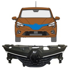 Parrilla para Renault Clio V 2019- / Conjunto 7540