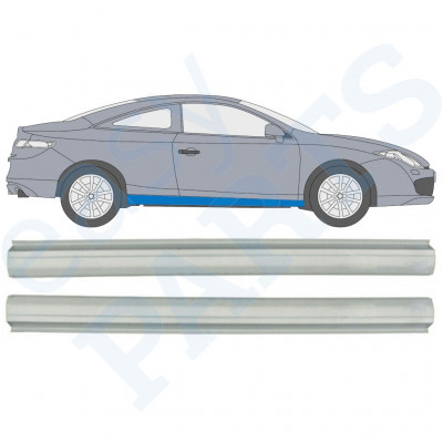 Panel de reparación del umbral para Renault Laguna III 2008-2015 / Izquierda = Derecha (simétrico) / COUPE / Conjunto 10001