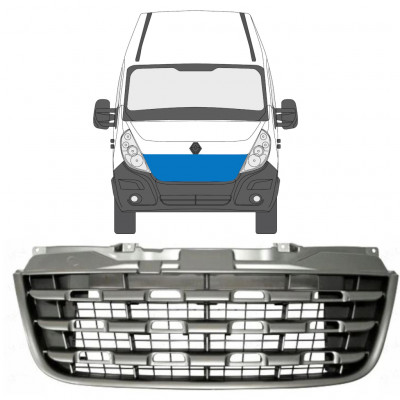 RENAULT MASTER 2010-2014 REJILLA DEL RADIADOR