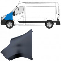 Guardabarro delantero para Renault Master 2010-2019 / Izquierda 9017